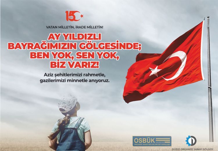 15 TEMMUZ DEMOKRASİ GÜNÜ 