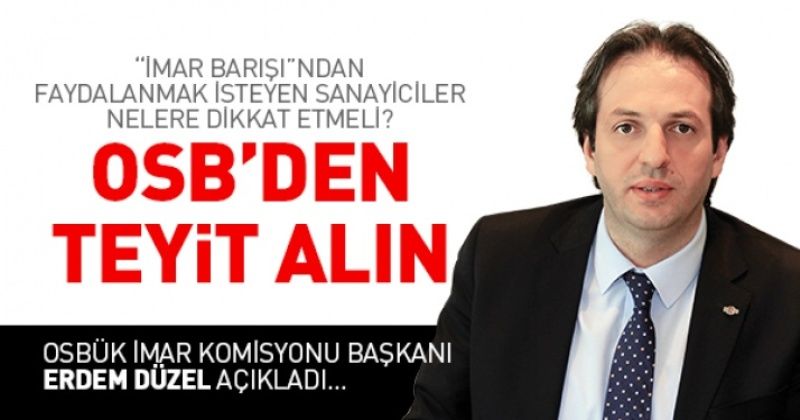 İmar barışı detayları tartışıldı