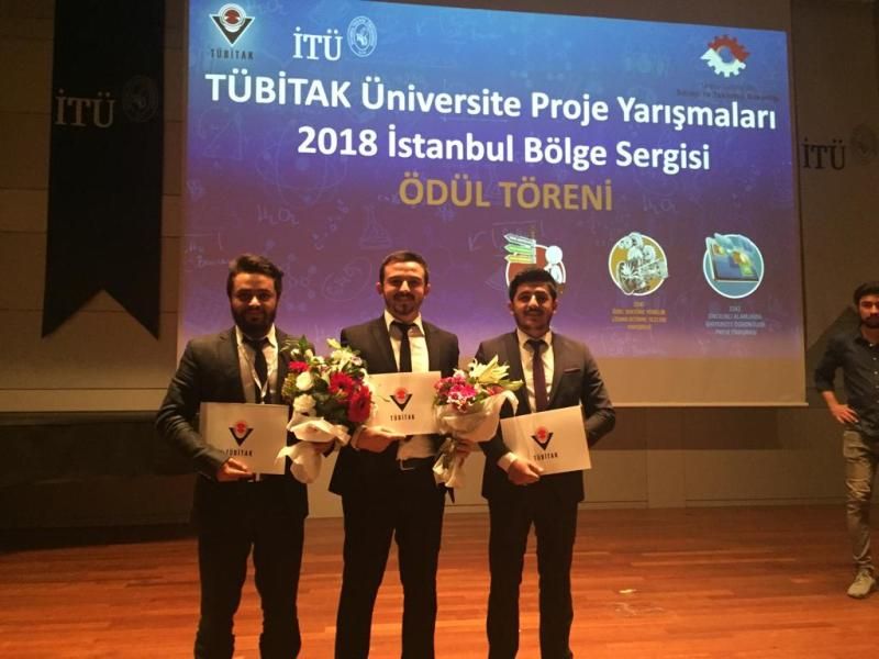 TÜBİTAK yarışmasındaki başarı